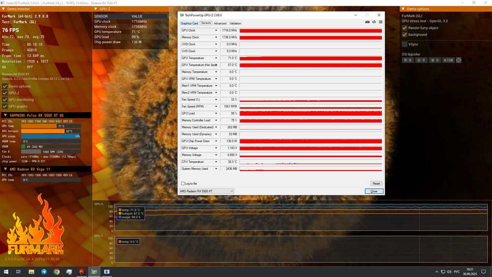 Sapphire Pulse 5500 XT 4GB — ідеальний стан! Магазин, гарантія 90 днів