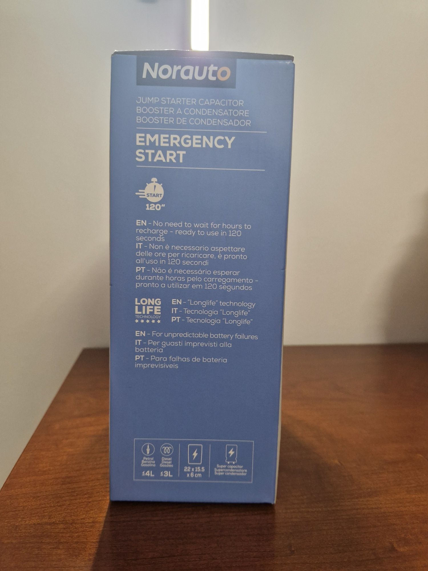 Carregador Booster NORAUTO Emergency Start Plus