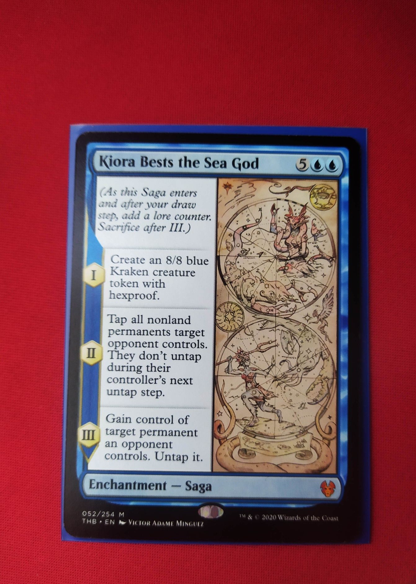 Kiora bests the Sea God - Mtg