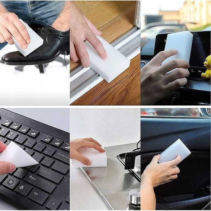 Magiczna gąbka zestaw 10 sztuk Czyści bez chemii