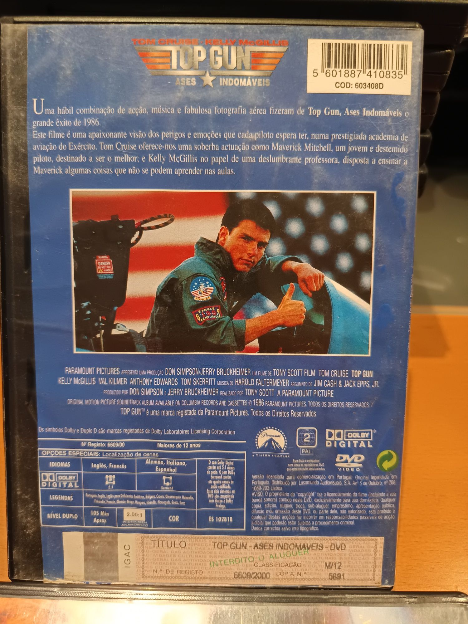 DVD top gun( original)