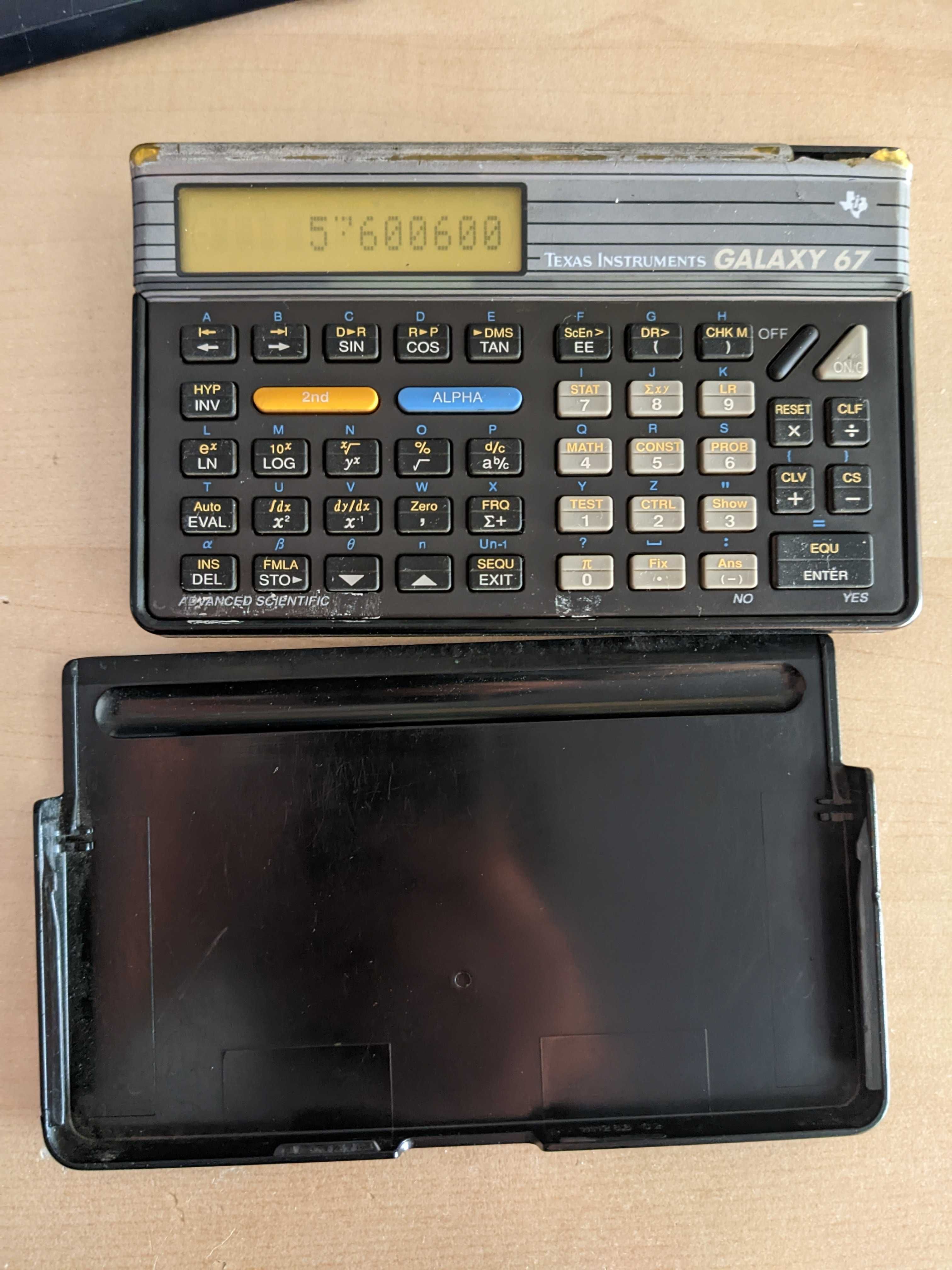 Calculador Texas Instruments Galaxy 67