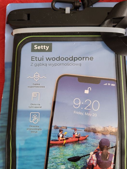 Etui wodoodporne z gąbką wyopornościową Setty