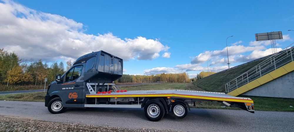 Wynajem autolawety, laweta ładowność 1950 kg  na kategorie B