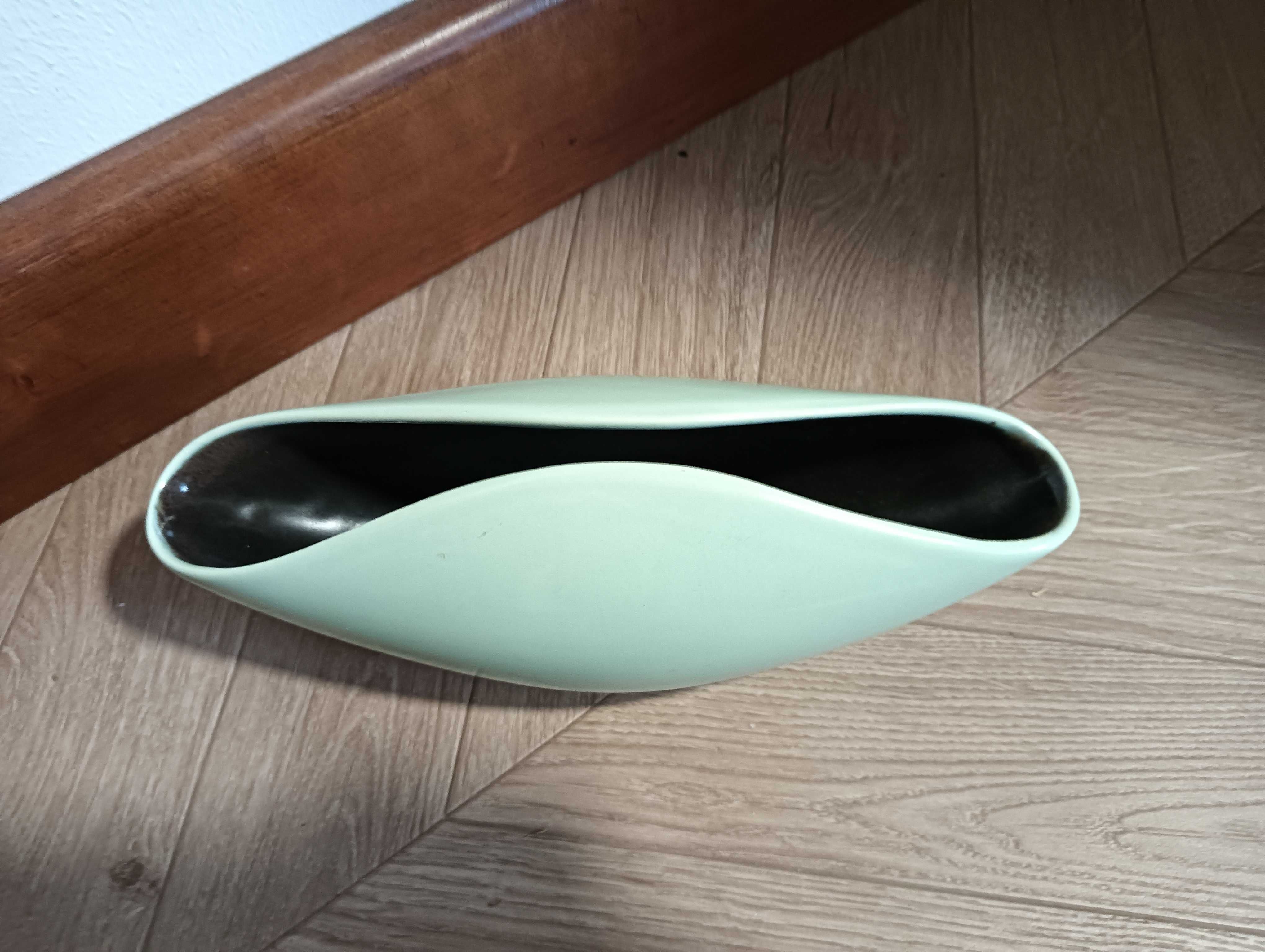 Naczynie ceramiczne miętowe wazon