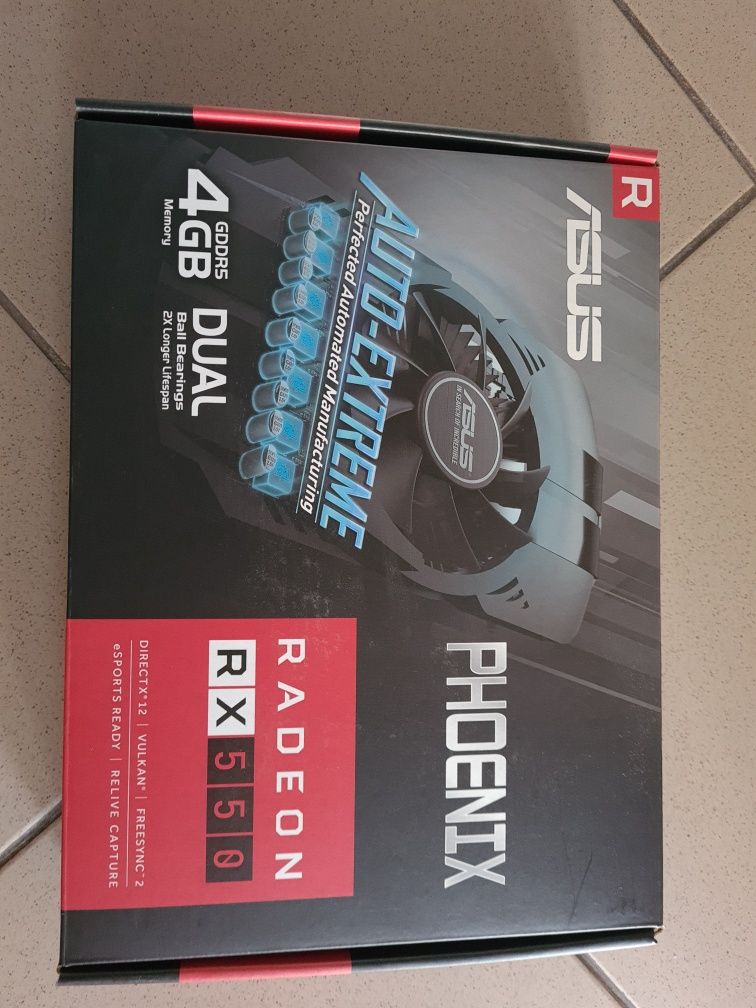 Karta graficzna Asus Radeon RX 550 Phoenix 4GB 128bit GDDR5 DVI/HDMI