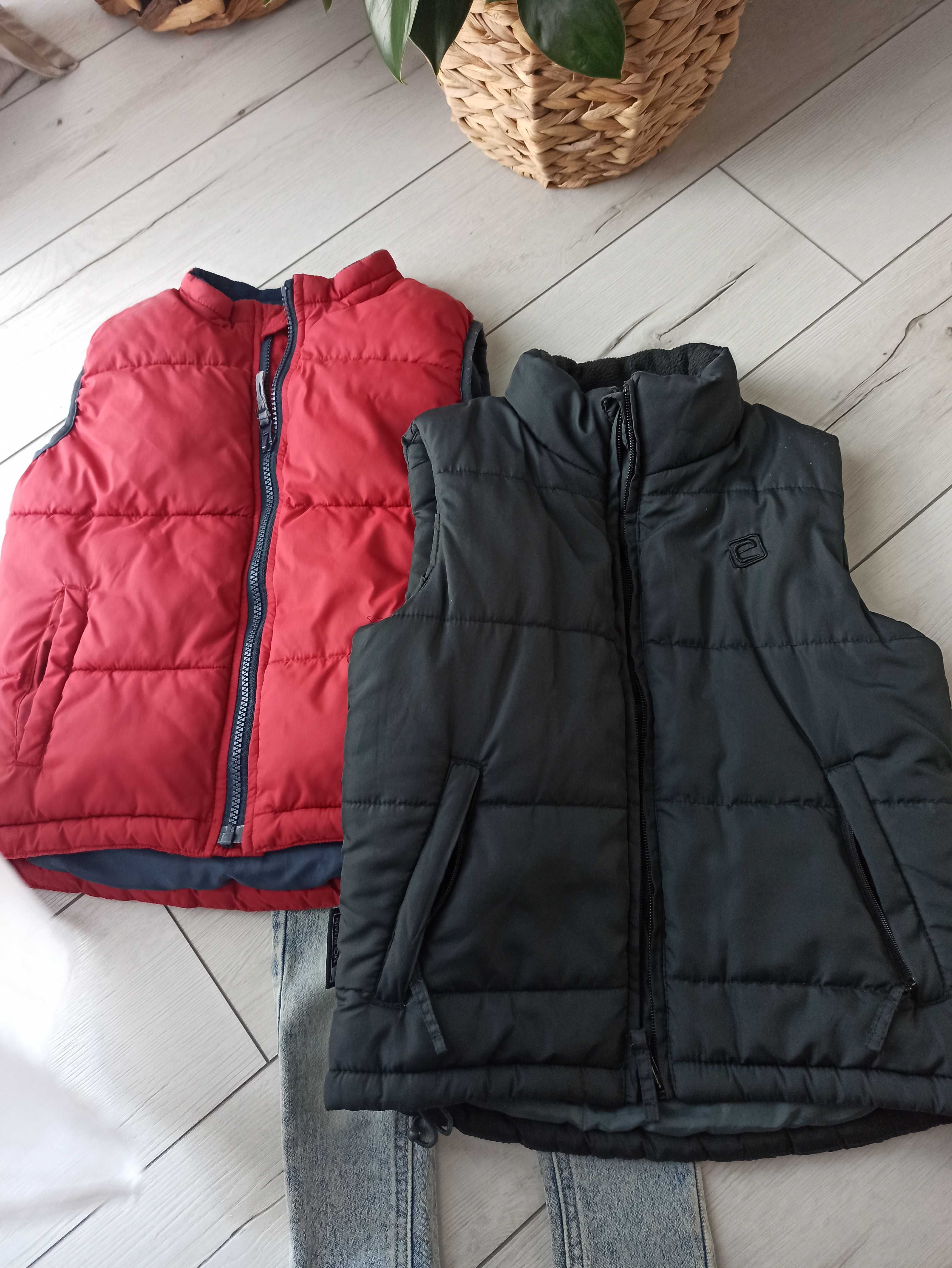 Kamizelka, bezrękawnik, 2 sztuki rozmiar 98/104