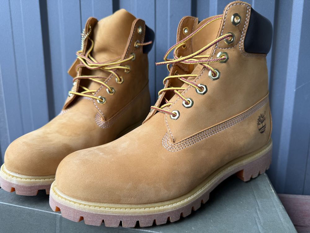 Ботинки TIMBERLAND Premium 6 in waterpoof boot wheat nubuck 9.5