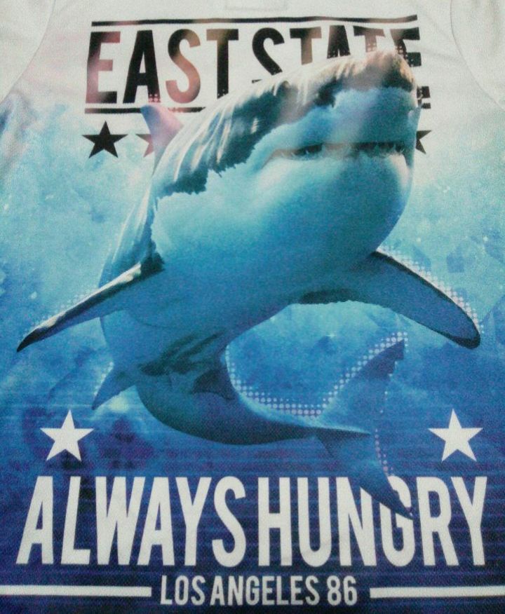 Shark Акула Always Hungry футболка C&A