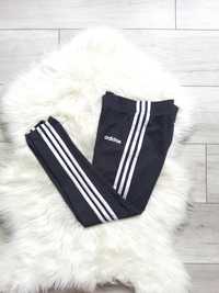 Adidas oryginalne granatowe legginsy getry spodnie rozm 152