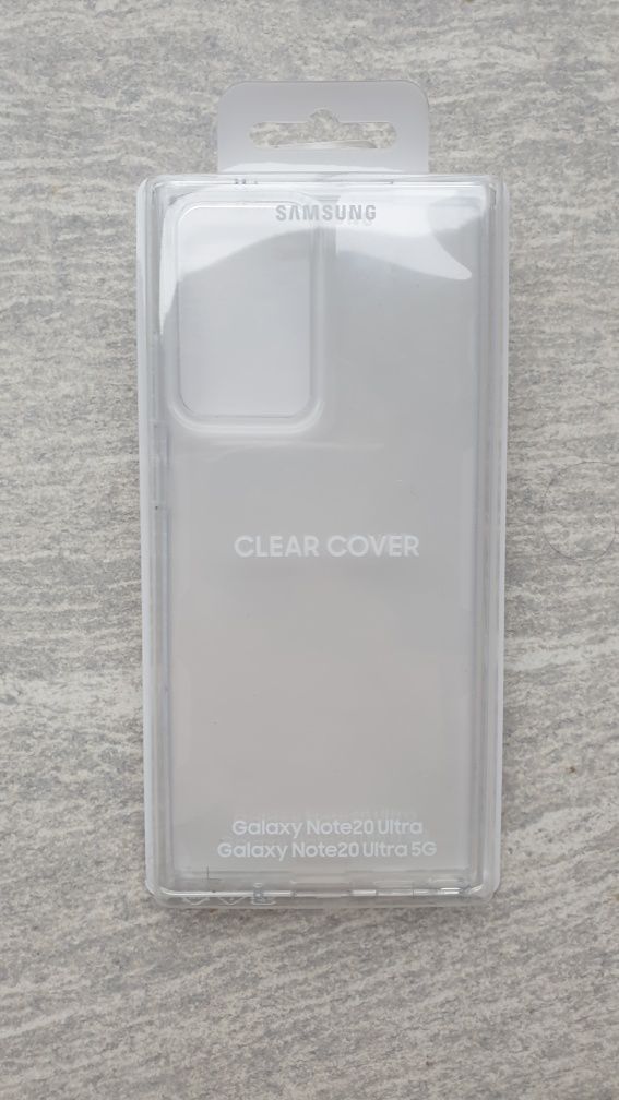 Clear Cover • obudowa • case • plecki •  etui • Samsung Note 20 ultra