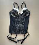 Корсет Victoria’s Secret черное кружево
