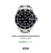 Tisell watch Marine Diver 200m, Impecavel