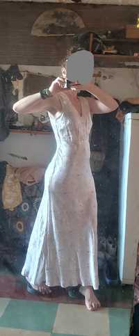 Шовкова сукня максі, розмір S-M