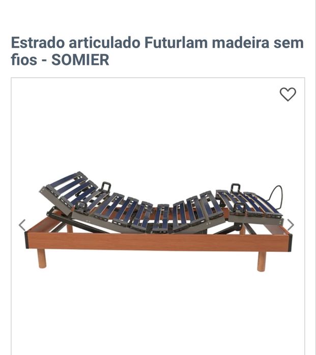 Cama Ortopédica Estrado articulado de madeira FUTURLAM (completa/nova)