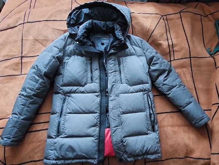 Зимняя куртка, гусиный пух и перо, ICE Bear, теплый пуховик