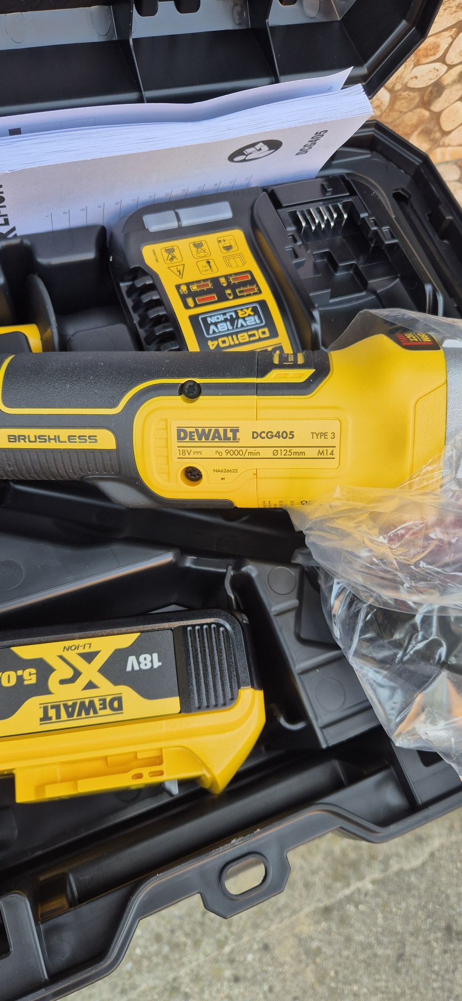 Szlifierka Dewalt 18V zestaw