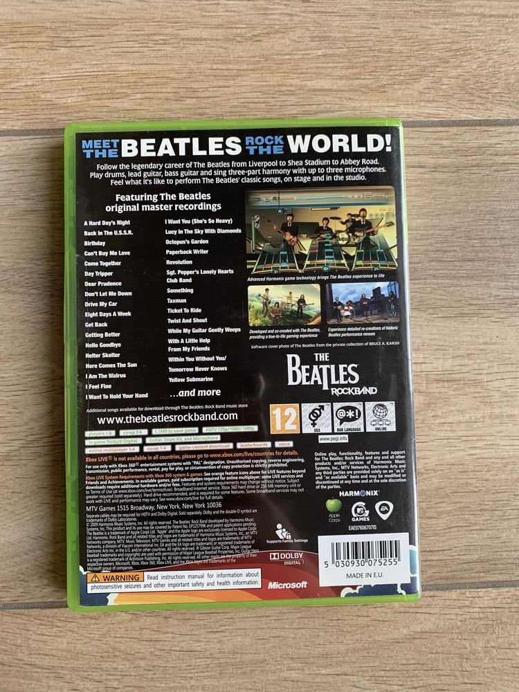 Gra The Beatles Rockband xbox 360