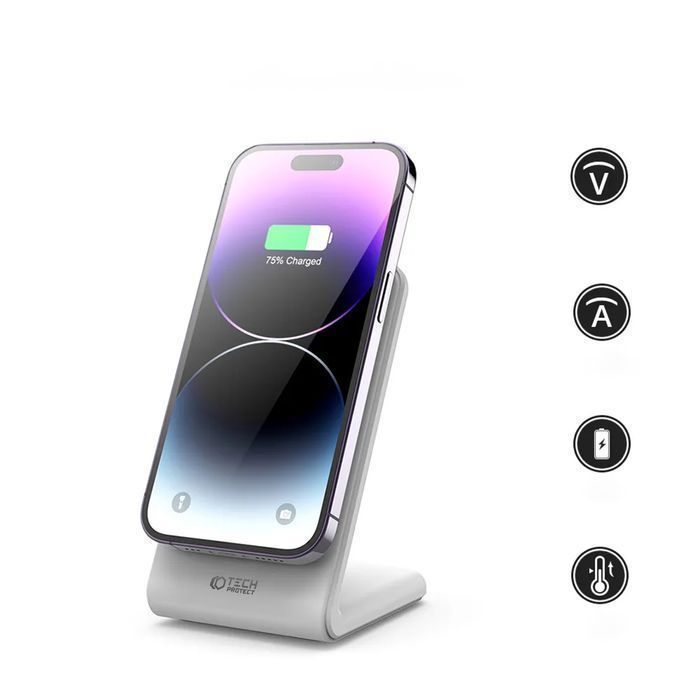 Ładowarka indukcyjna Qi Mag Safe 15W do iPhone bezprzewodowa stacja