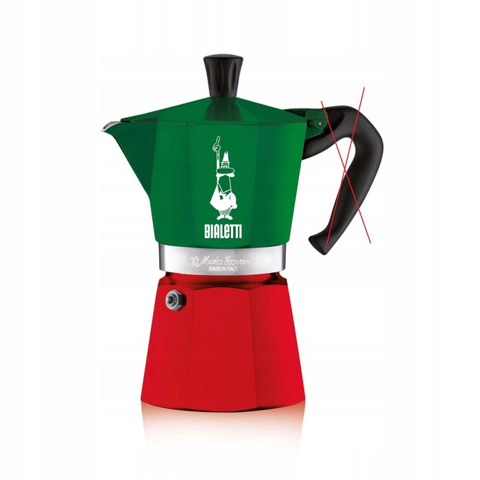 Bialetti Moka Express klasyczna kawiarka włoska 6 filiżanek srebrna