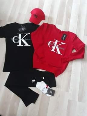 Komplety damskie bluza plus getry z logo Ck S-XL!!