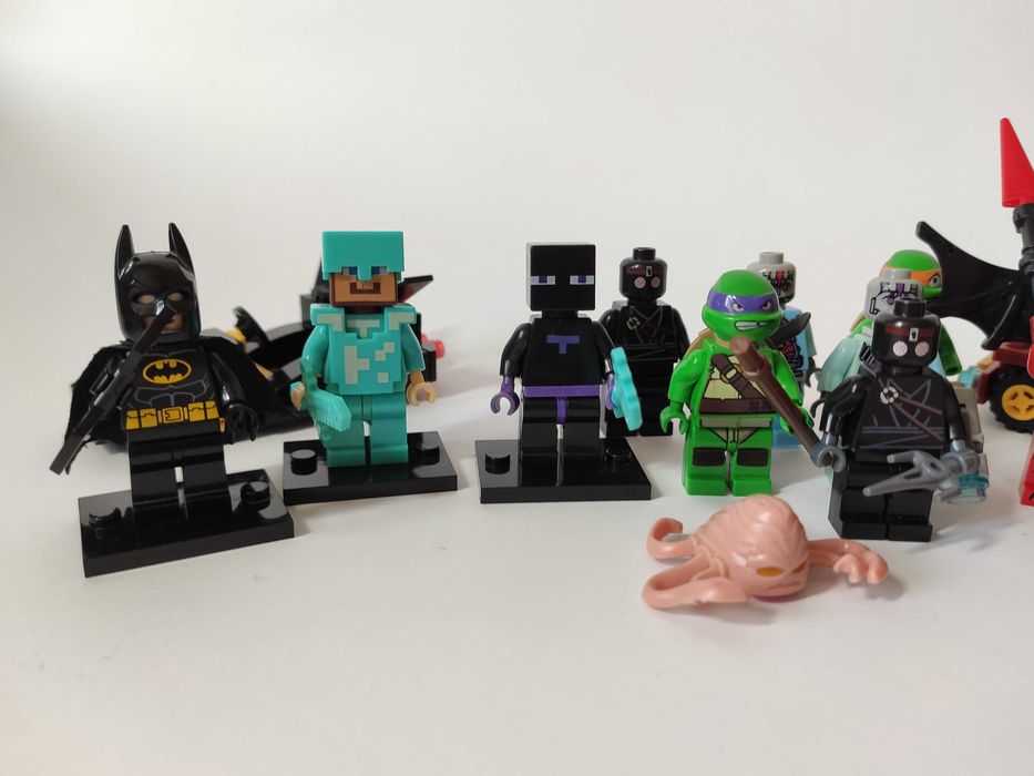 Минифигурки лего Nexo Knights Minecraft Batman Marvel Черепашки ниндзя