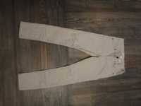 H&m spodnie jeans 152 jasny beż