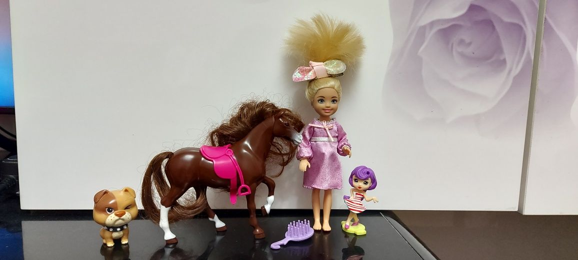 Кукла Челси Барби Маттель конь набор одежды