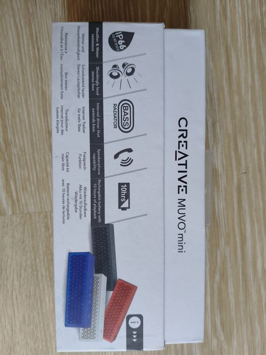 głośnik bezprzewodowy Creative MUVO mini wodoodporny nfc