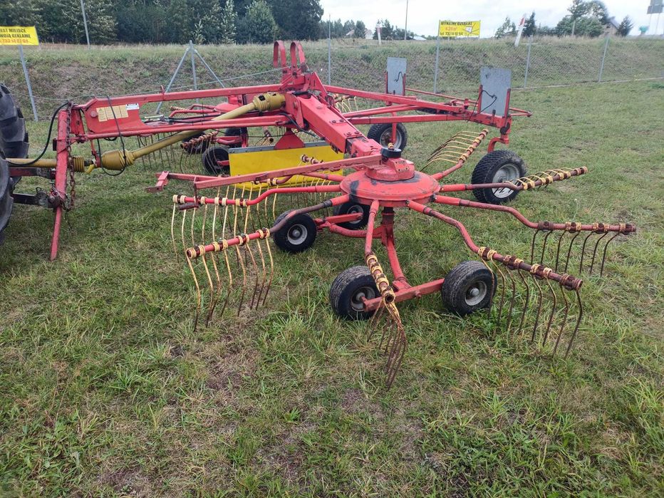 Niemeyer RS 730 VA zgrabiarka dwukaruzelowa krone claas przetrząsarka