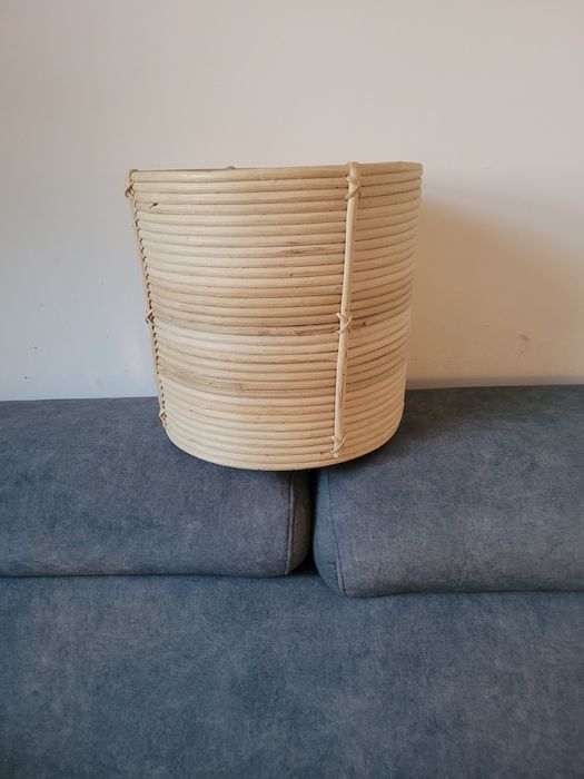 Kosz rattanowy osłonka na doniczkę średnica  28 cm SKLUM
