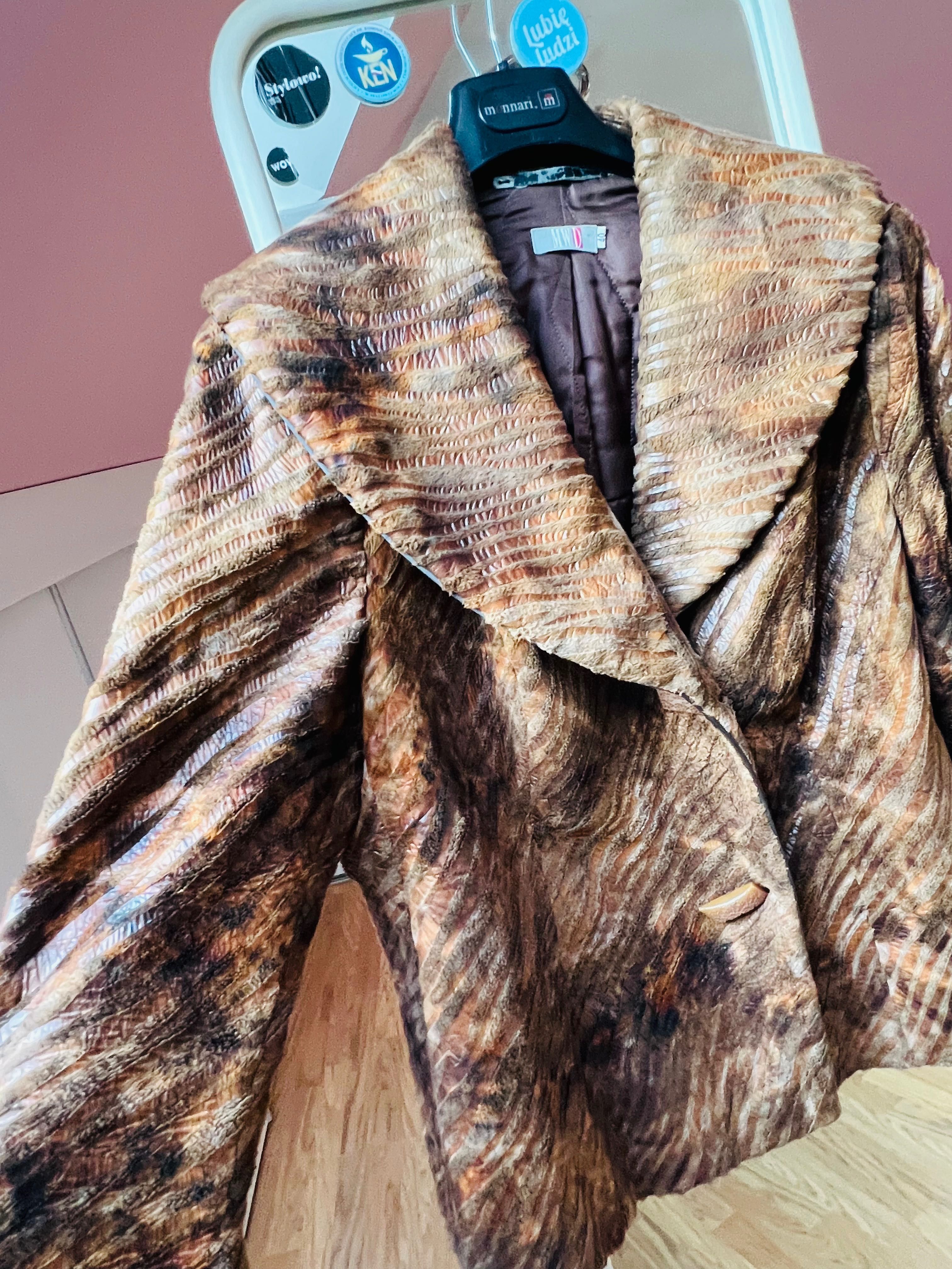 Kozuch futerko imitacja skóry rozmiar L/40 MWD