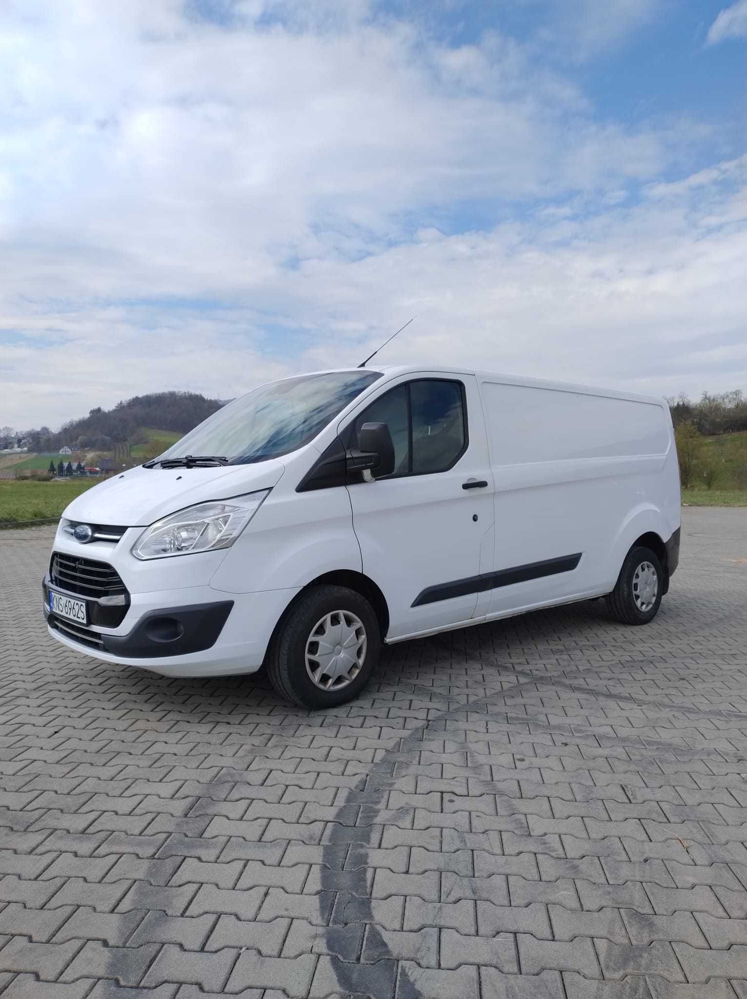 Ford Transit Custom Furgon LONG 2017r Super stan