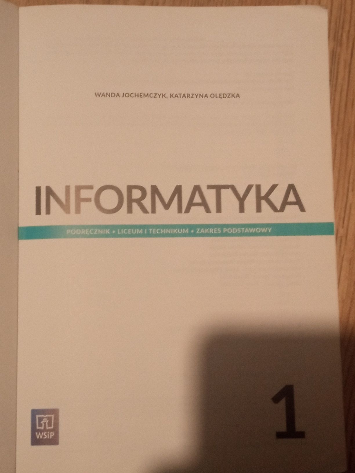 Podręcznik Informatyka wsip 1