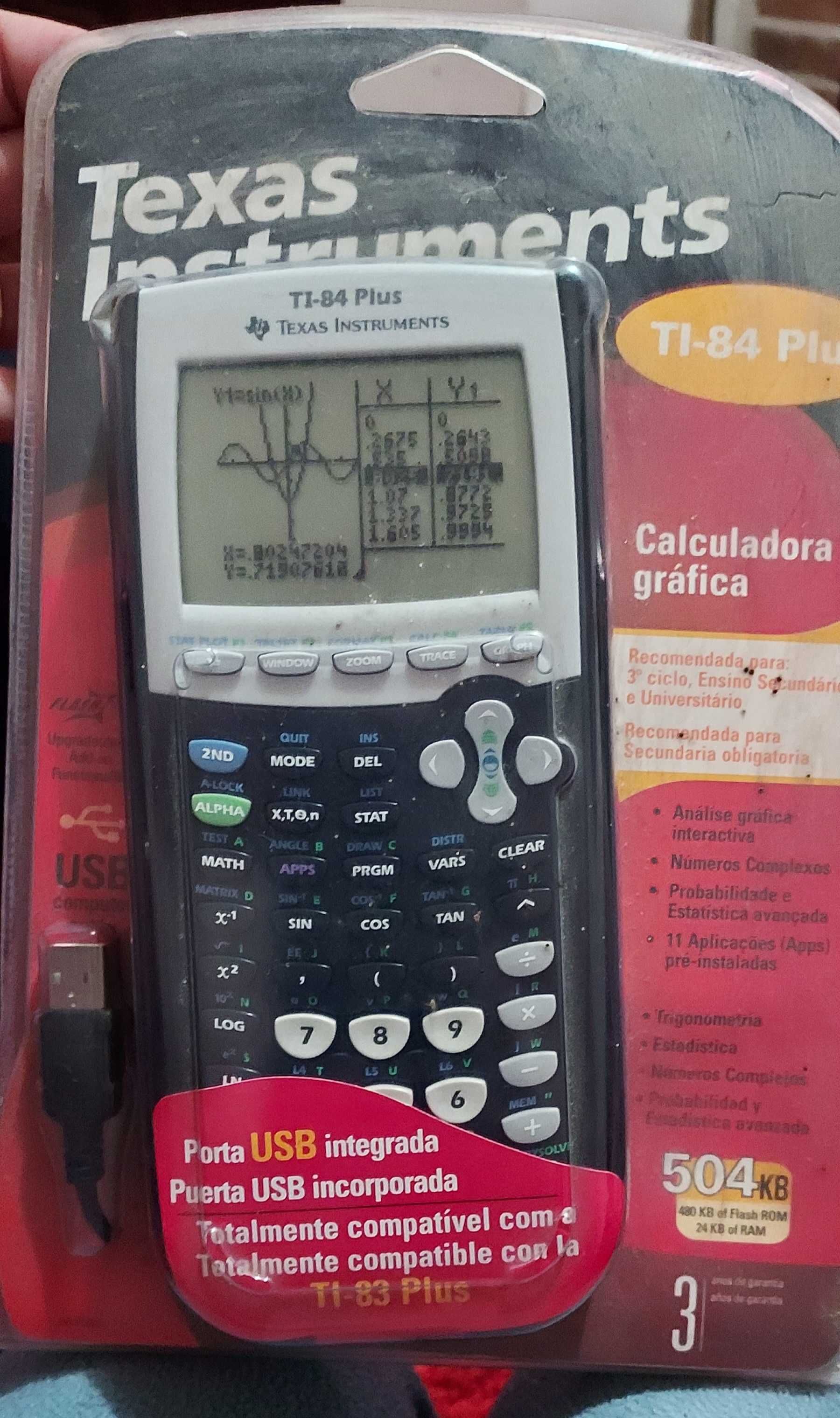 Máquina de calcular TI-84 plus