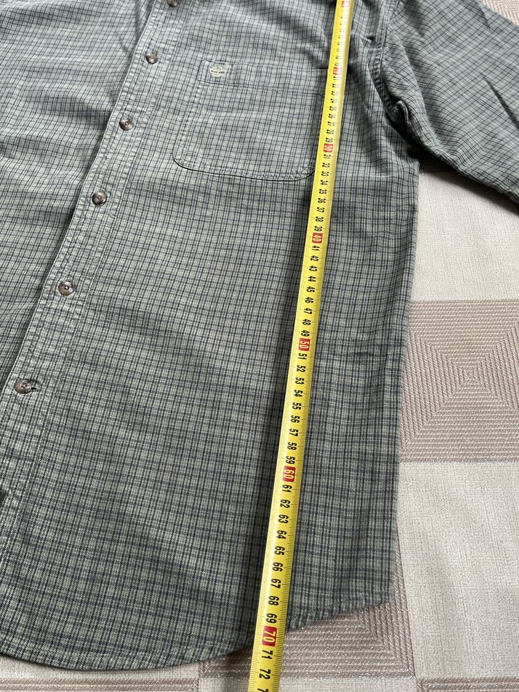 Timberland koszula w kratkę markowa S/M cotton 100% luksusowa