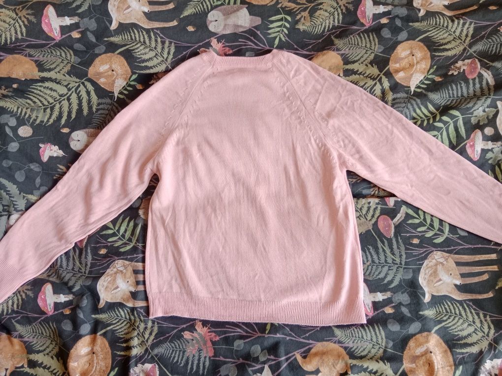 Sweter z PRL-u różowy S/M Olimpia Łódź