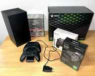 Xbox Series X + 2 pady + 16 gier + stacja ładująca