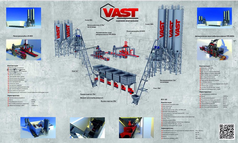 Бізнес під ключ, Виробництво виробiв з бетону для будiвництва