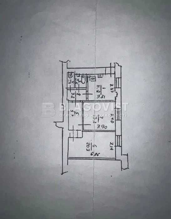 Продаж 2к квартири 58м2 Омеляновича-Павленка (Суворова) 14/12 ЦЕНТР