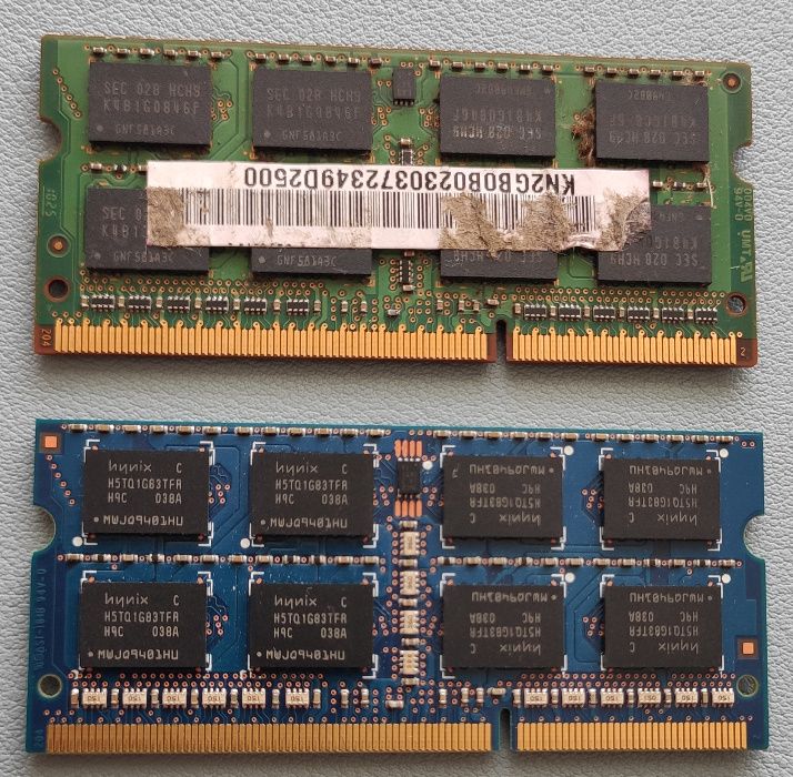 Pamięć RAM 2x 2GB PC3-10600 DDR3 1333MHz 1,5V - 100% SPAROWANE