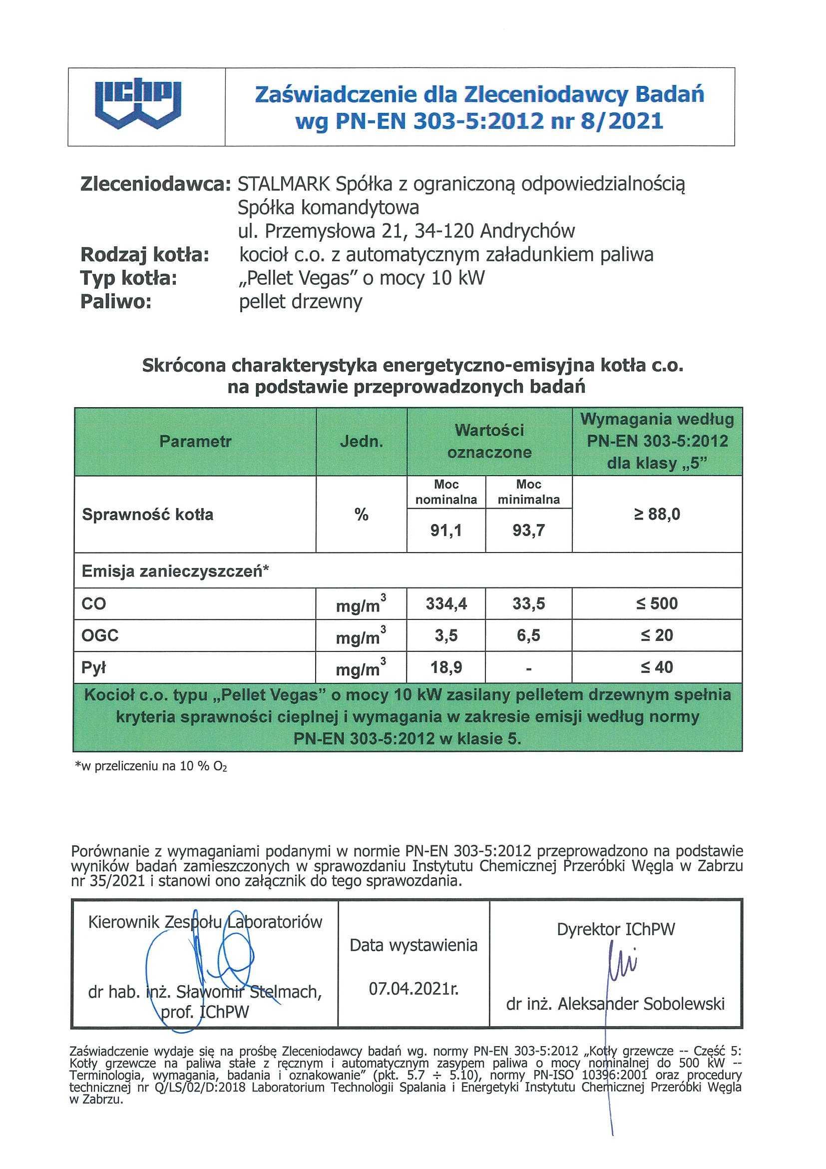 piec na pellet stalmark vegas 15 kw dotacja prefinansowanie