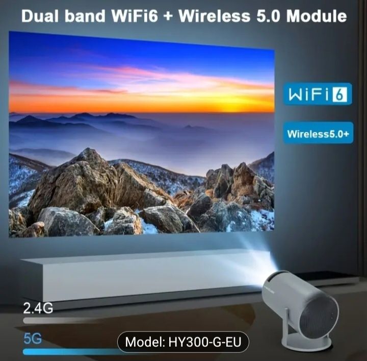 Projektor Magcubic HY300Pro | Android 11 | Wi-Fi 6 | 260 ANSI | NOWY |