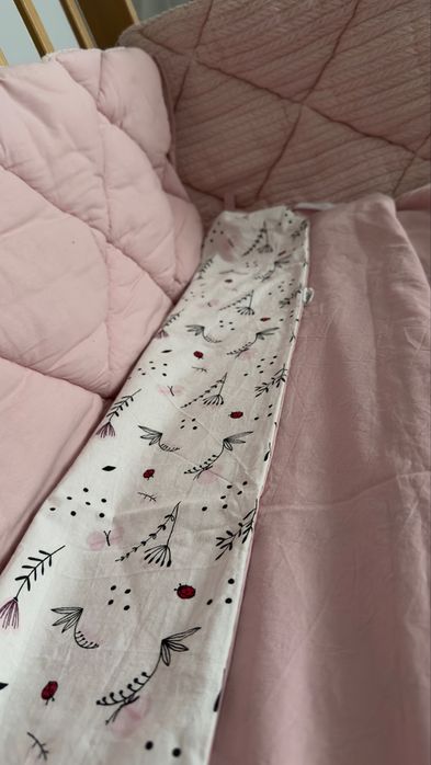 Набір постілі в дитяче ліжечко, захисні бортики