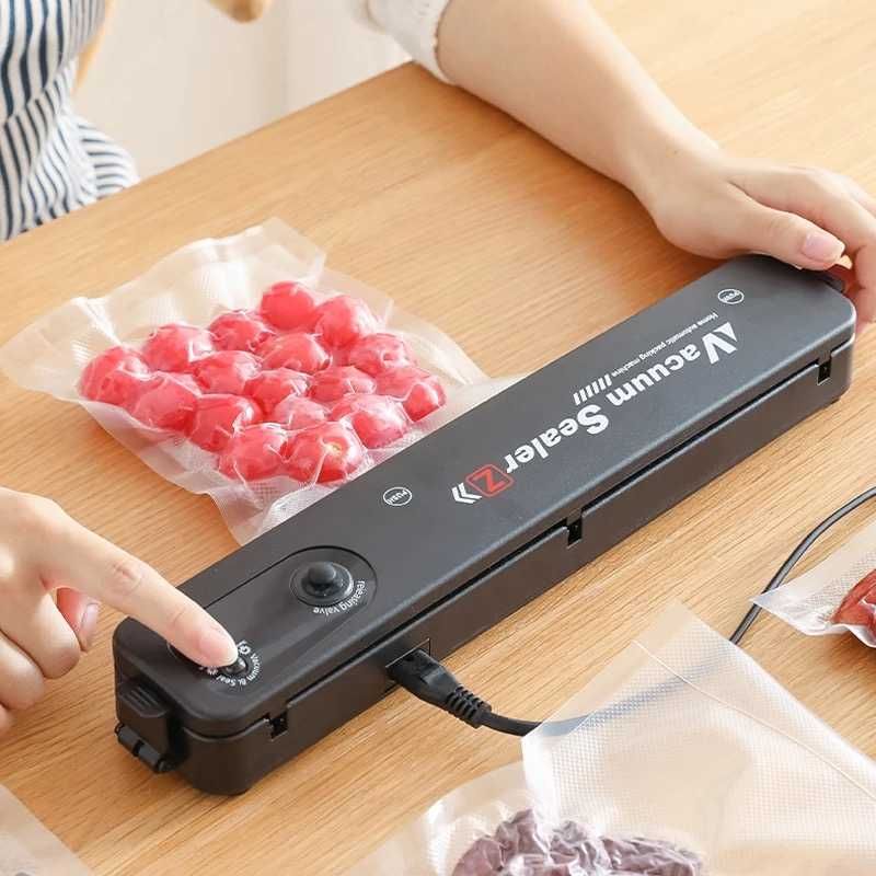 Вакуумный упаковщик для продуктов Вакууматор Vacuum Sealer+ пакеты