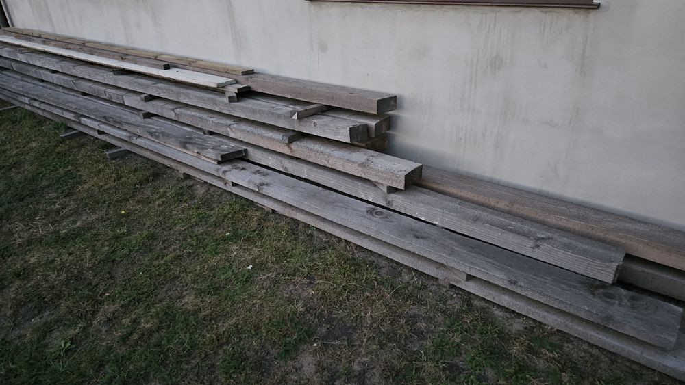 Drewno konstrukcyjne więźba 80×180 różne długości