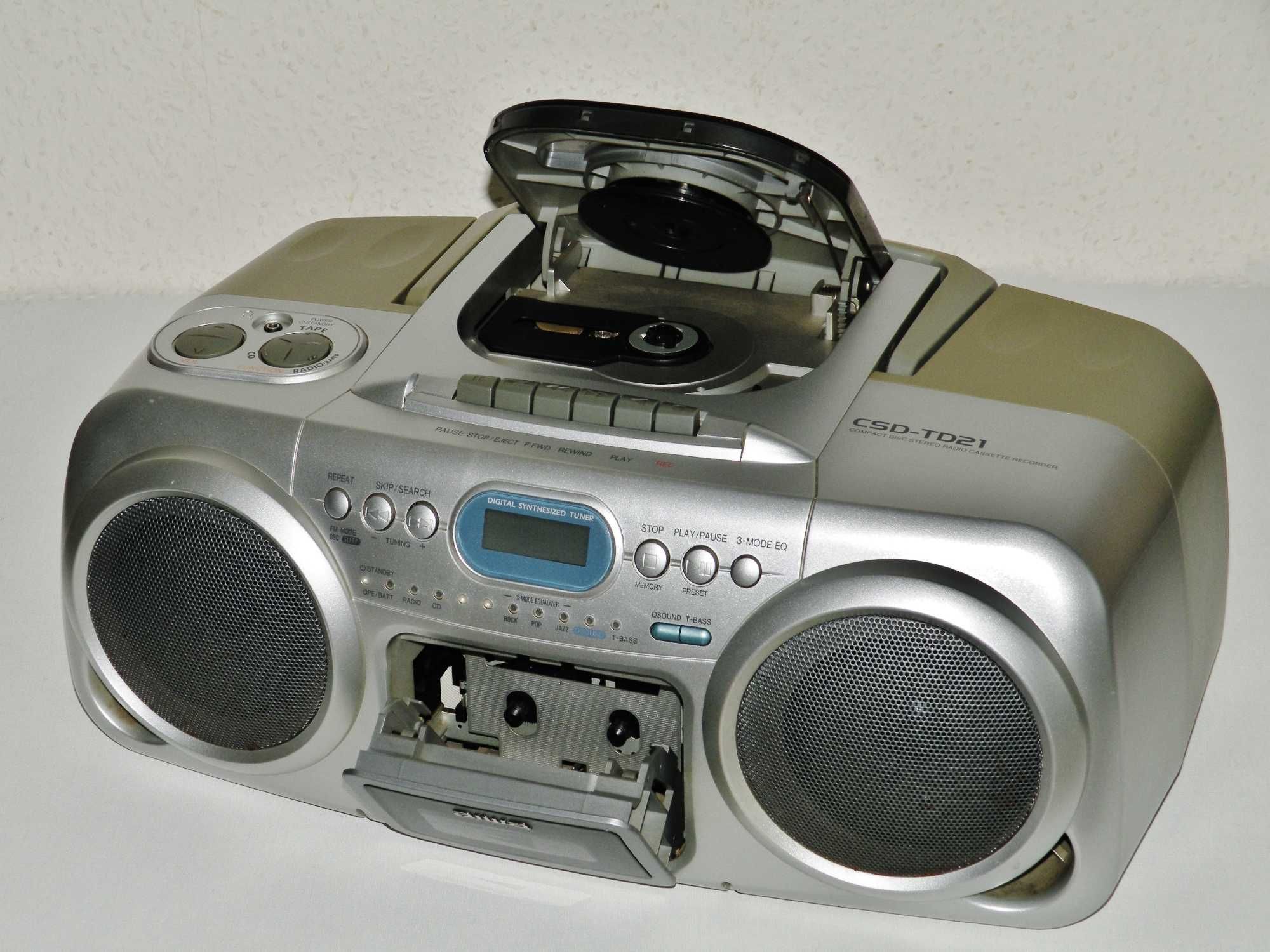 Radio-CD-magnetofon AIWA CSD-TD21EZ do naprawy - konserwacji