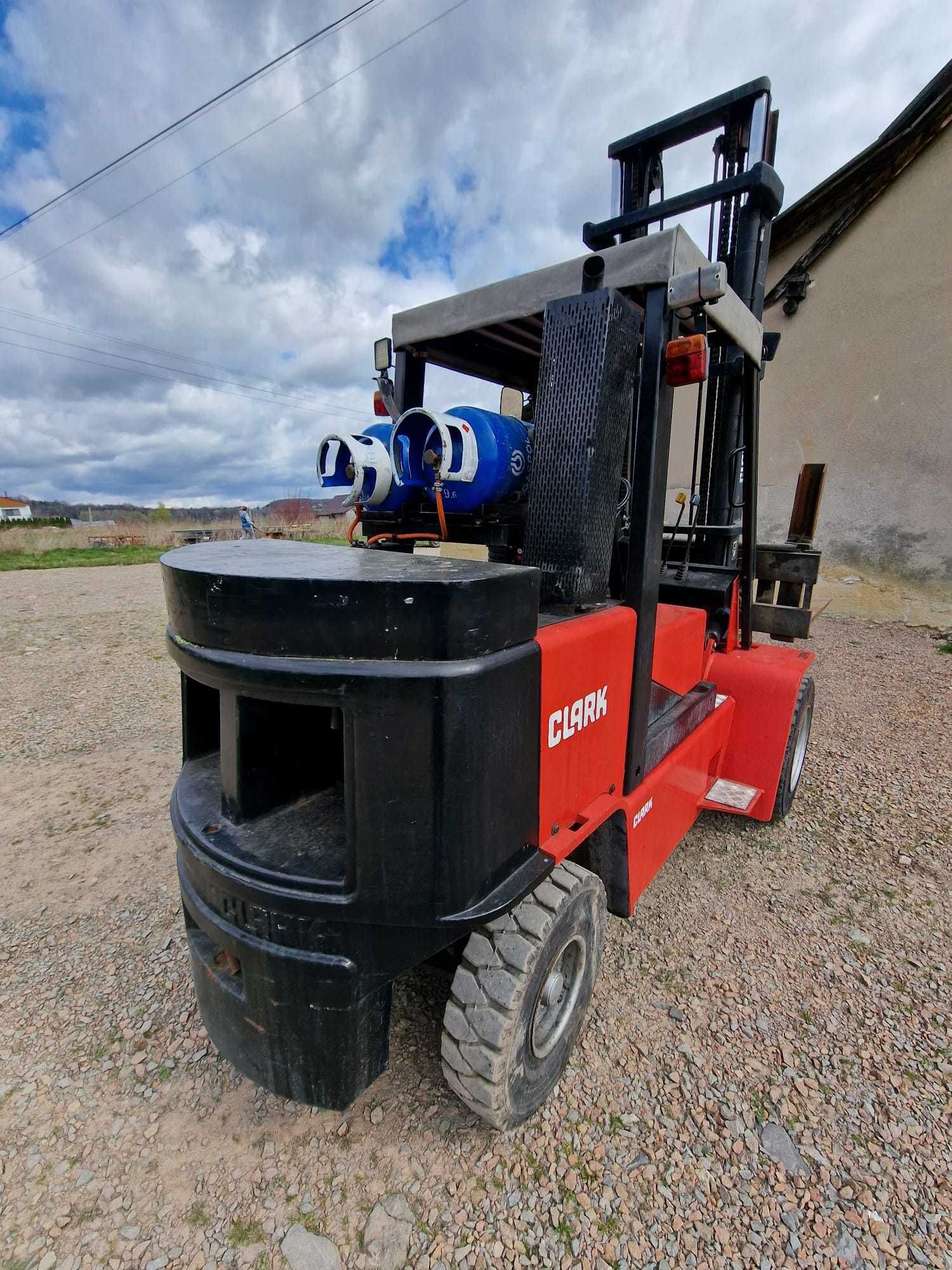 Wózek widłowy Clark GPX S50 LPG bliźniak 6t Doinwestowany