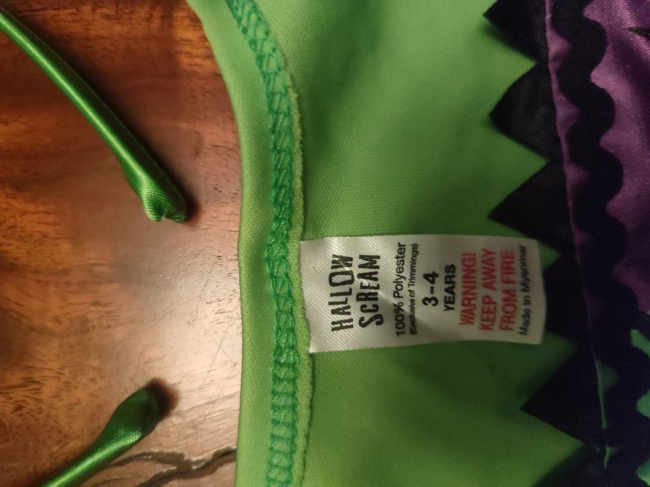 Halloween Frankenstein kostium dla dziewczynki