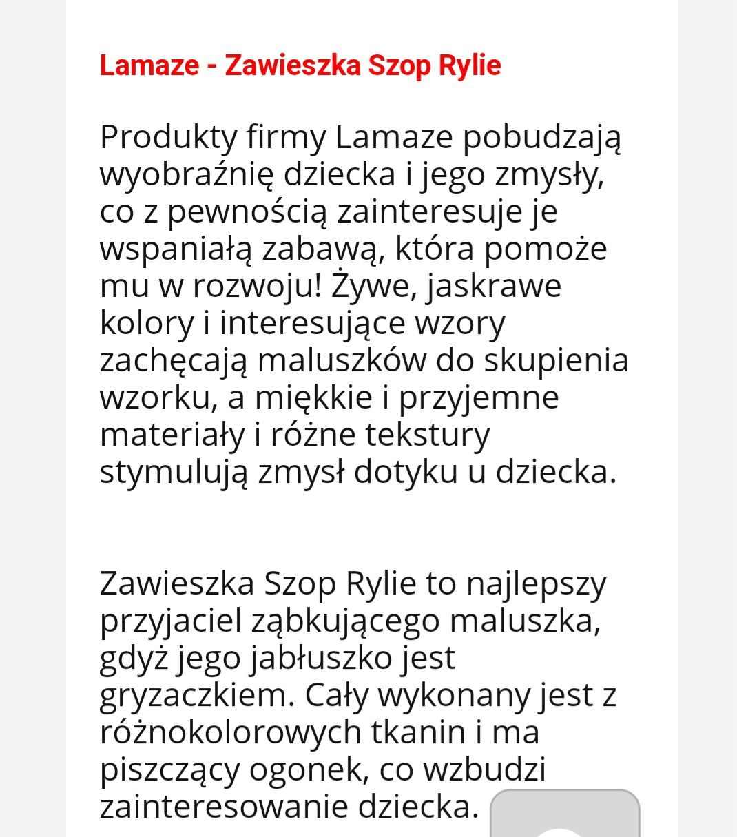 Zabawka szop dla bliźniąt